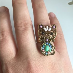 Adorable Hello Kitty inspired adjustable ring